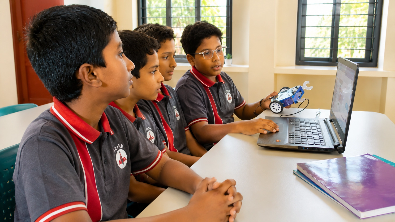 HCL Digital Boards at Frank Public School